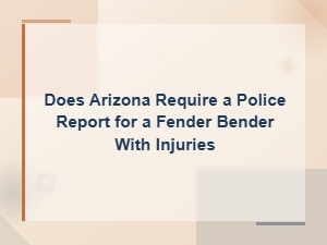 Arizona Police Report Requirements for Injury Accidents